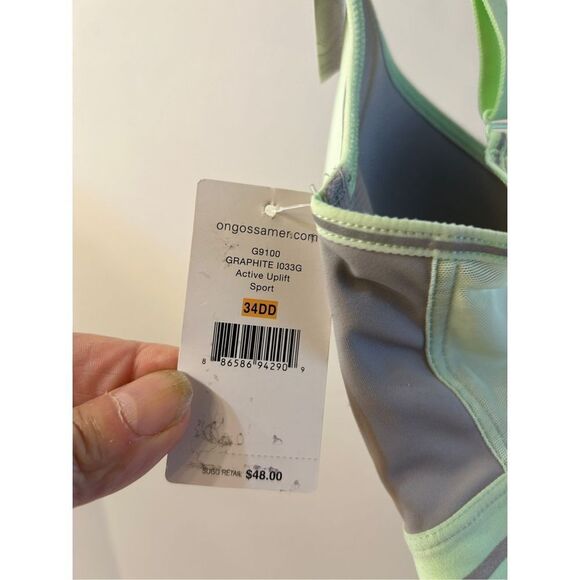 On gossamer graphite active lift sport 34dd new $48 Nordstorm - Picture 3 of 5